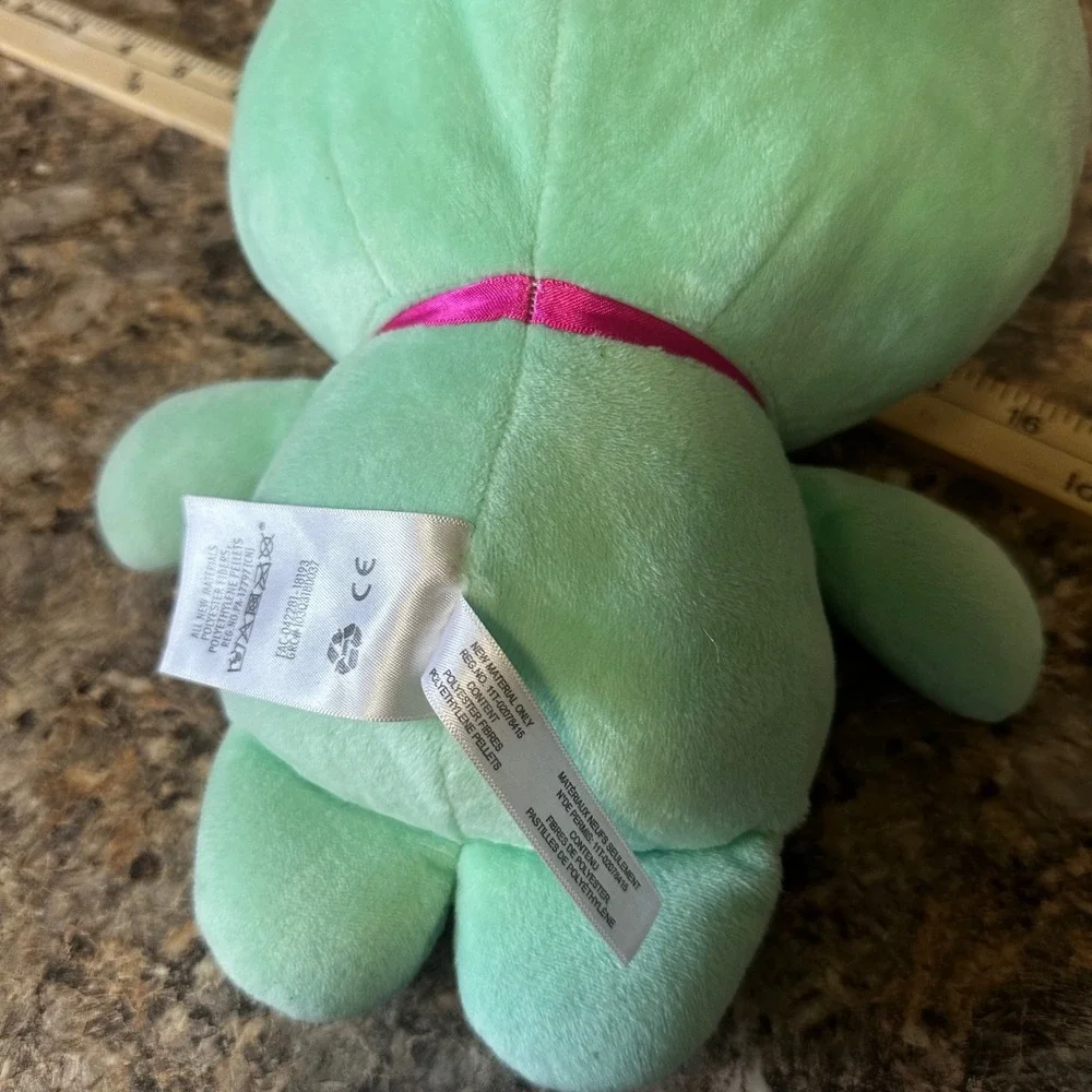 Disney Scrump Plush Lilo & Stitch Small Mint Green Good Button Eyes Rag Doll